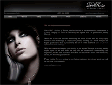 Tablet Screenshot of derosajewelers.com